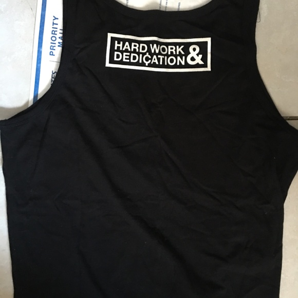 Men’s Floyd Mayweather TMT “The Money Team” Hard Work dedication tank Shirt Sz S - Picture 12 of 12